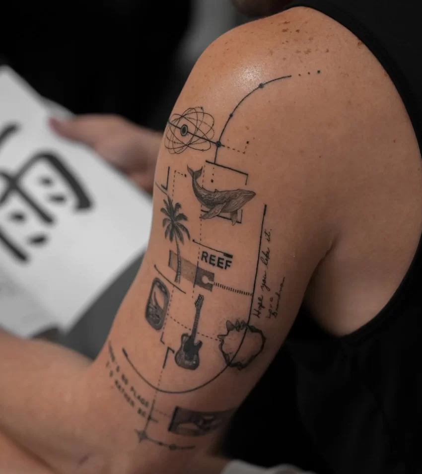 fine line tattoo sun care